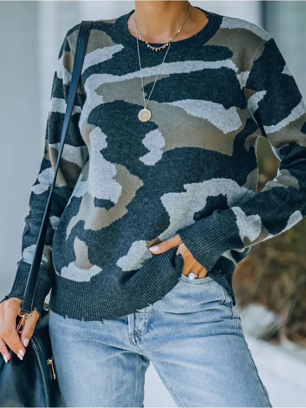 Fate Camo Sweater